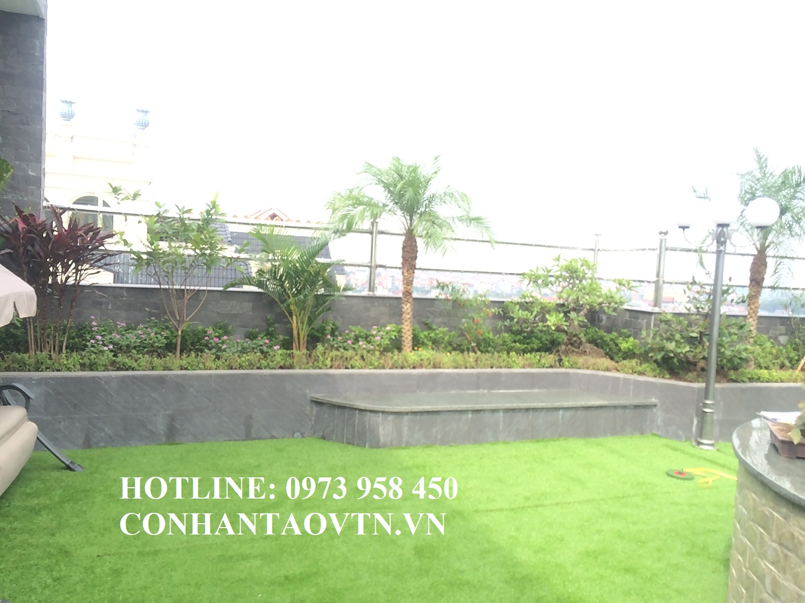 cỏ nhân tạo sân vườn