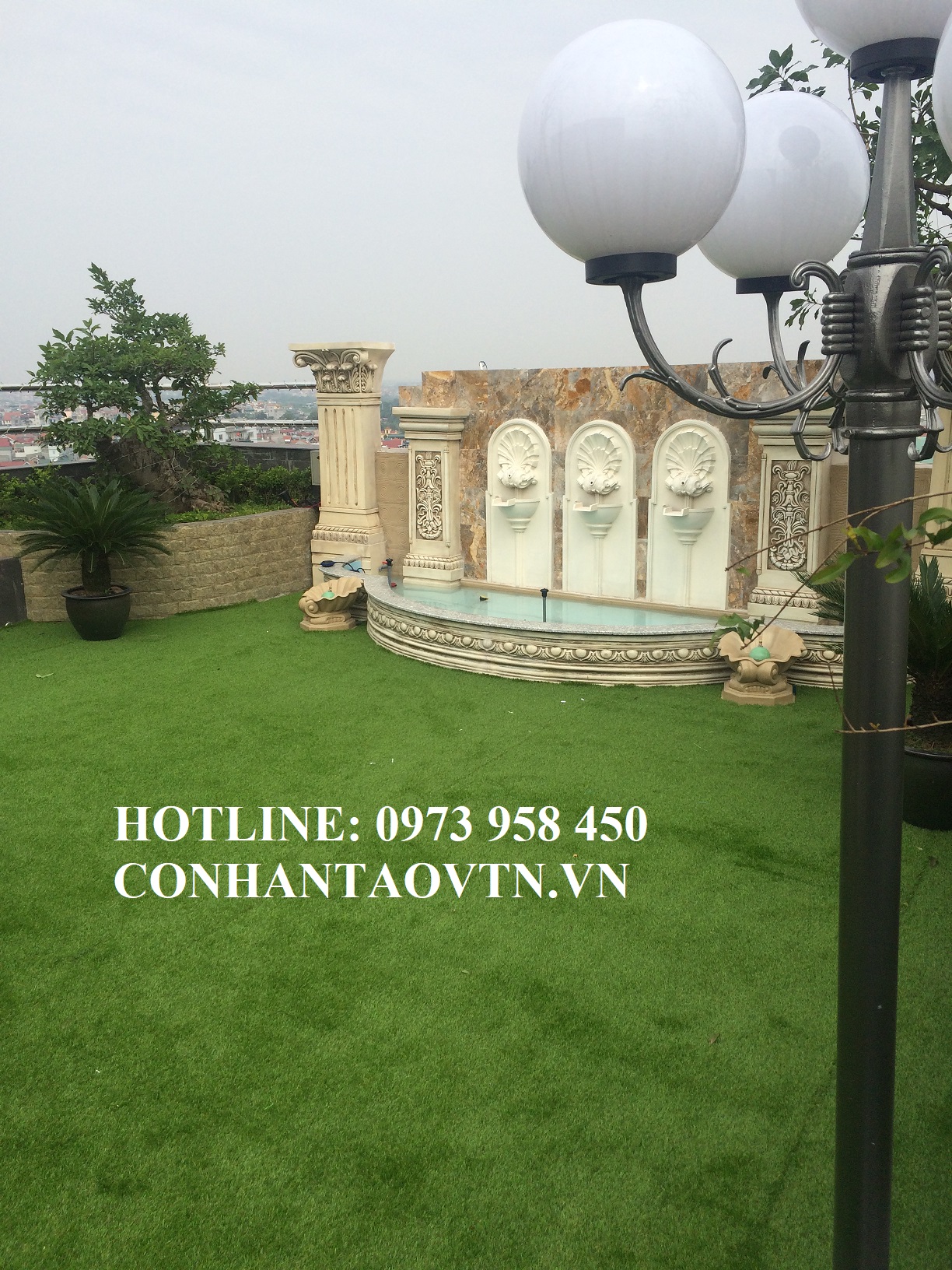 cỏ nhân tạo sân vườn