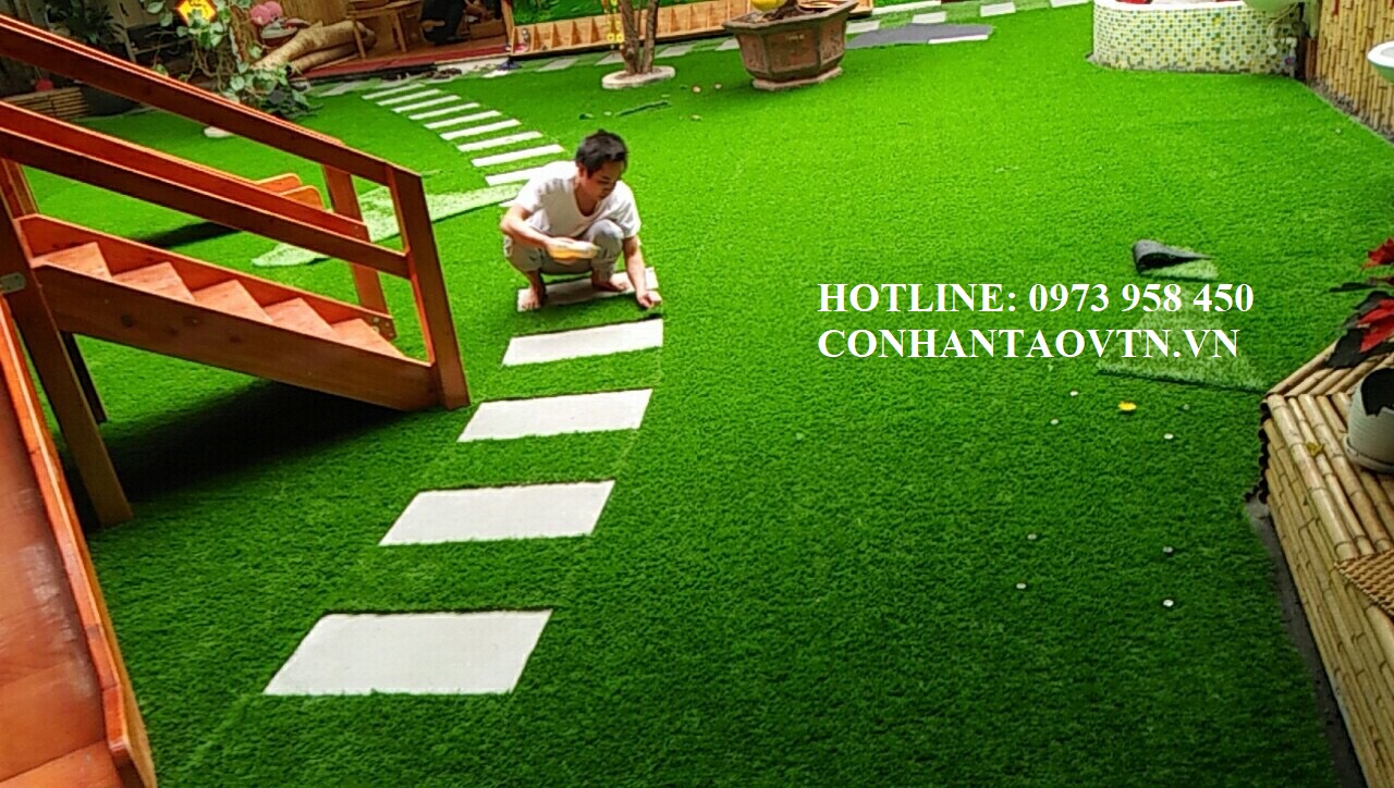 cỏ nhân tạo sân vườn
