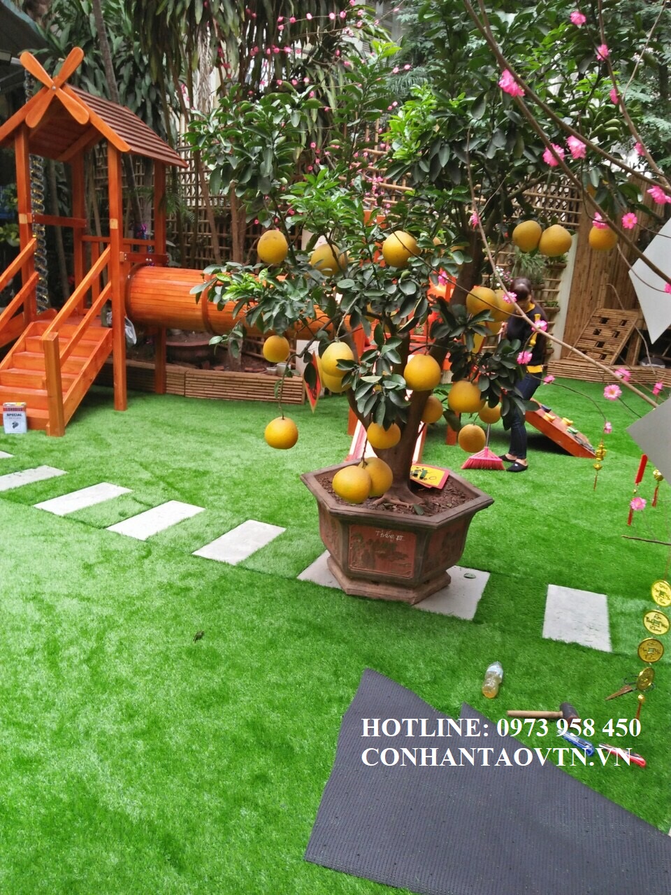 thảm cỏ nhân tạo hà nội